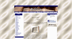 Desktop Screenshot of biblija.stvaram.info